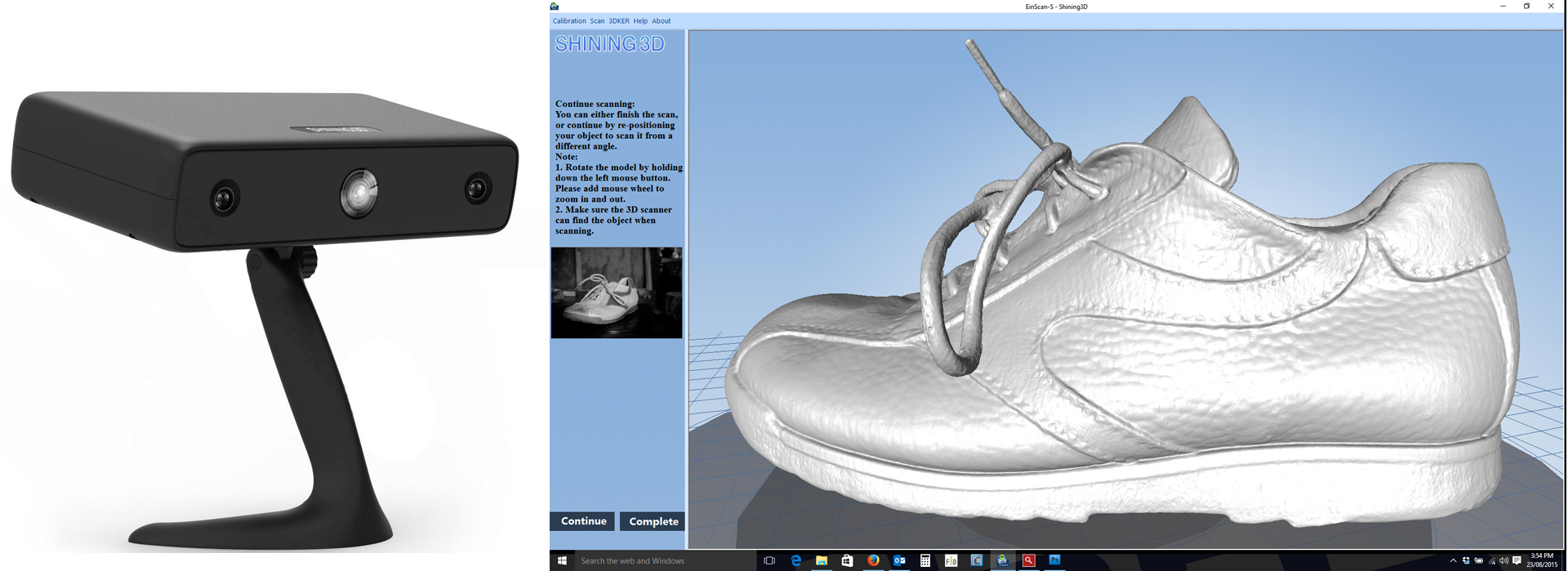 EinScan-S 3D Scanner New 2017 - Image 5