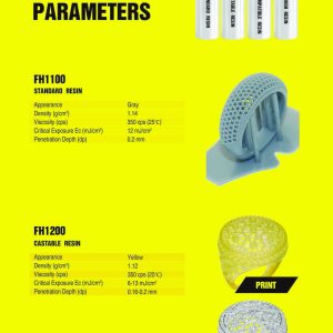 Flashforge Resin Castable 500ml (Green)