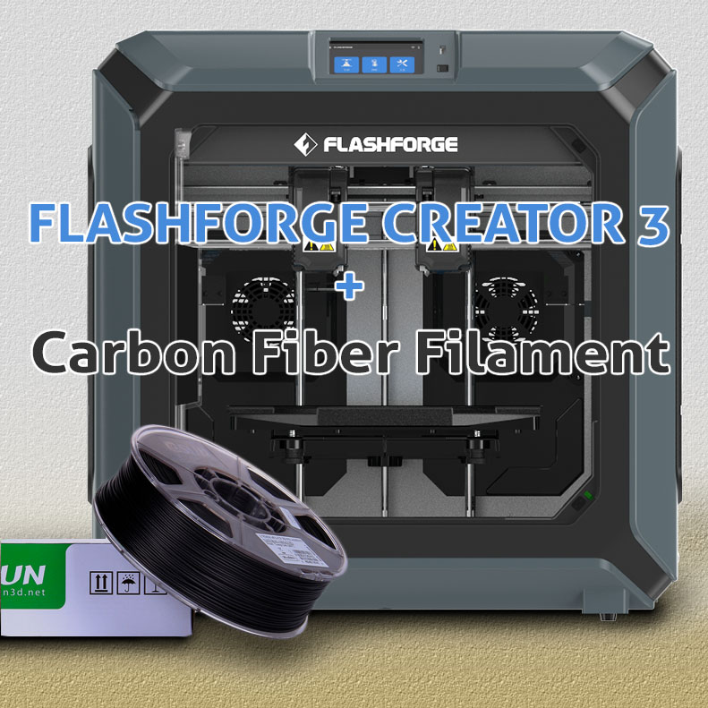 You are currently viewing มินิรีวิว Flashforge Creator 3 + eSun ePA-Carbon Fiber