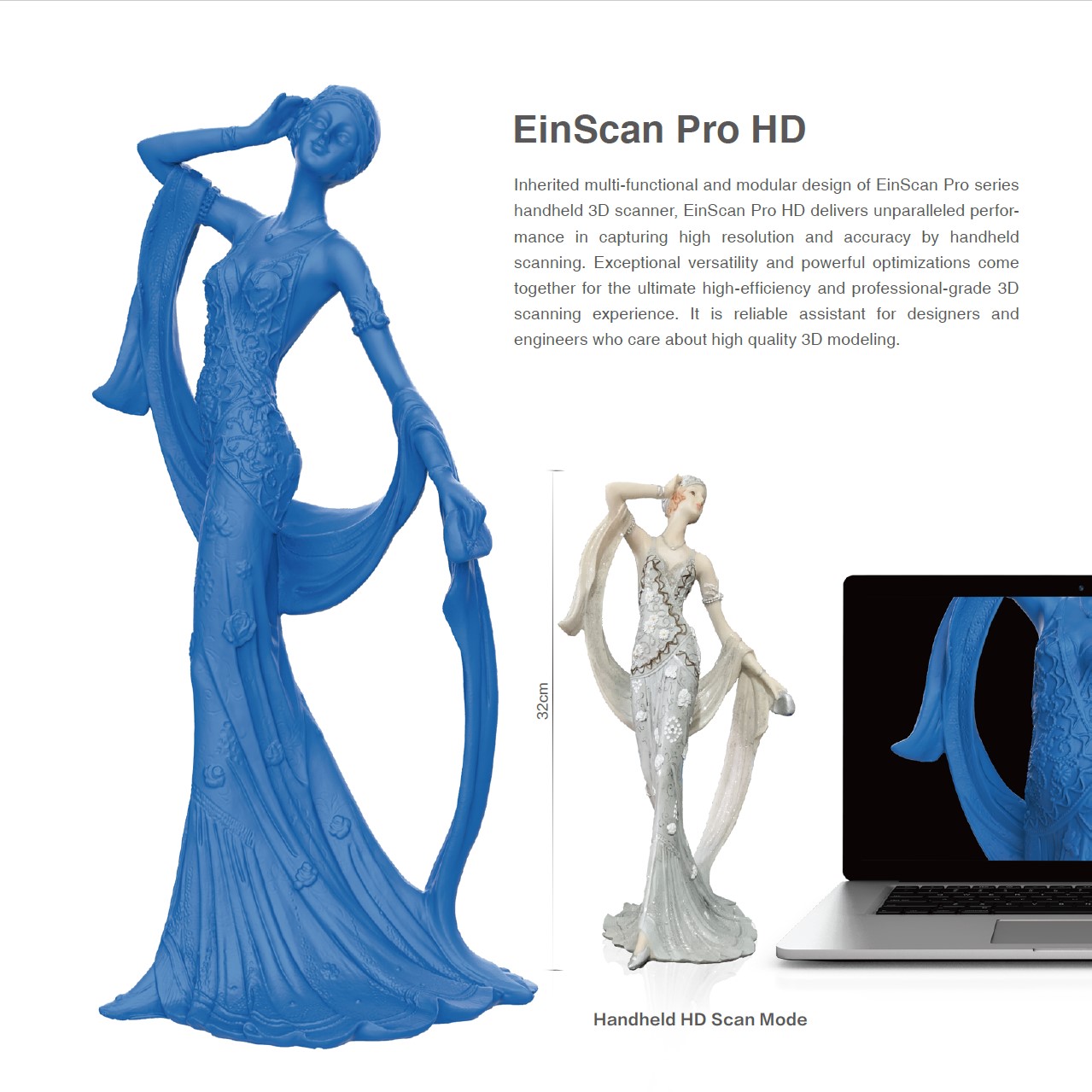 EinScan Pro HD Handheld สแกนระดับ Hi-Def - Image 2