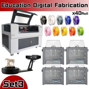 Education Set 3 : Laser / 3D Scaner /3D Printer FDM ชุดส่งเสริมพัฒนาการเรียนรู้ สุดคุ้ม! Super UpSize