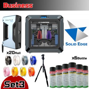 Business Set 3 : 3D Scaner /Solid Edge License/3D Printer FDM 2หัวอิสระ ชุดสุดคุ้มระดับมือโปร