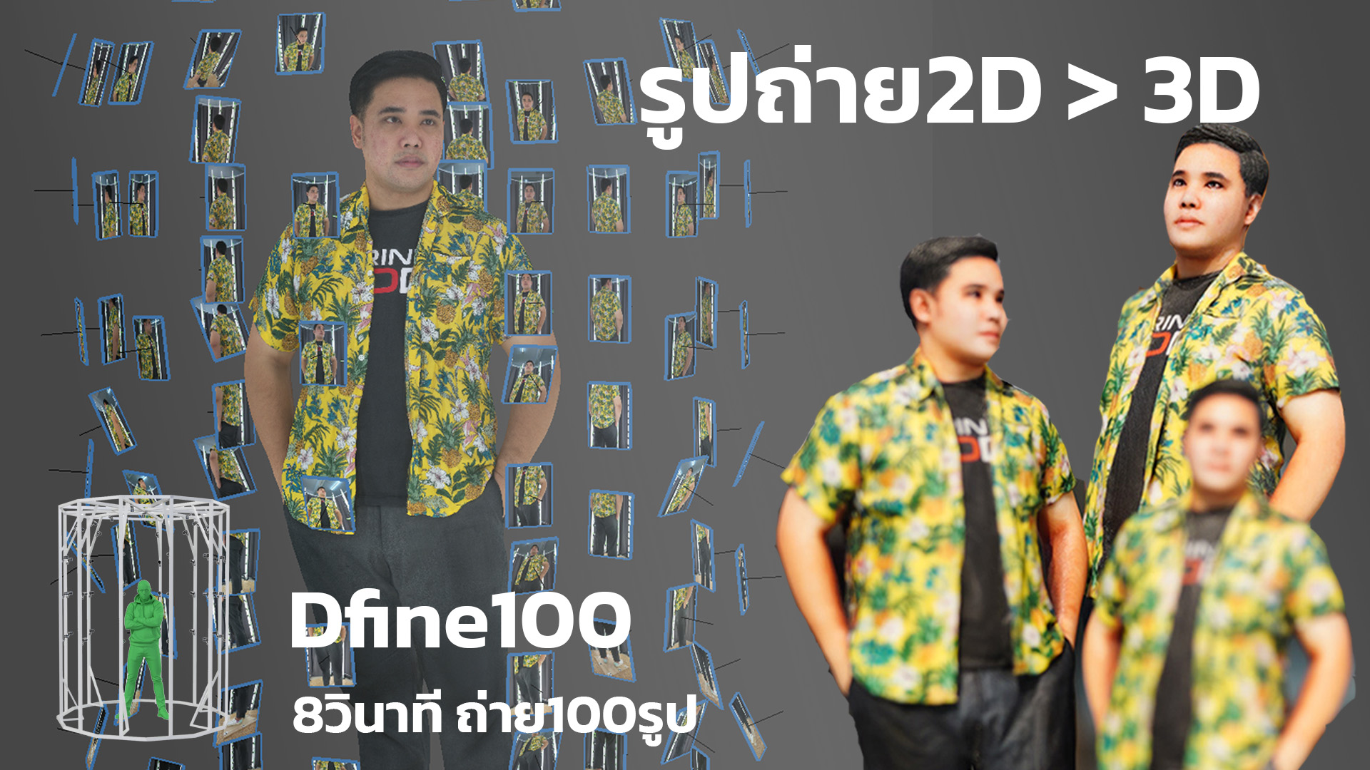 Dfine100 Gen2 Photogrammetry 3D Scanner System (กล้อง 100ตัว) - Image 8