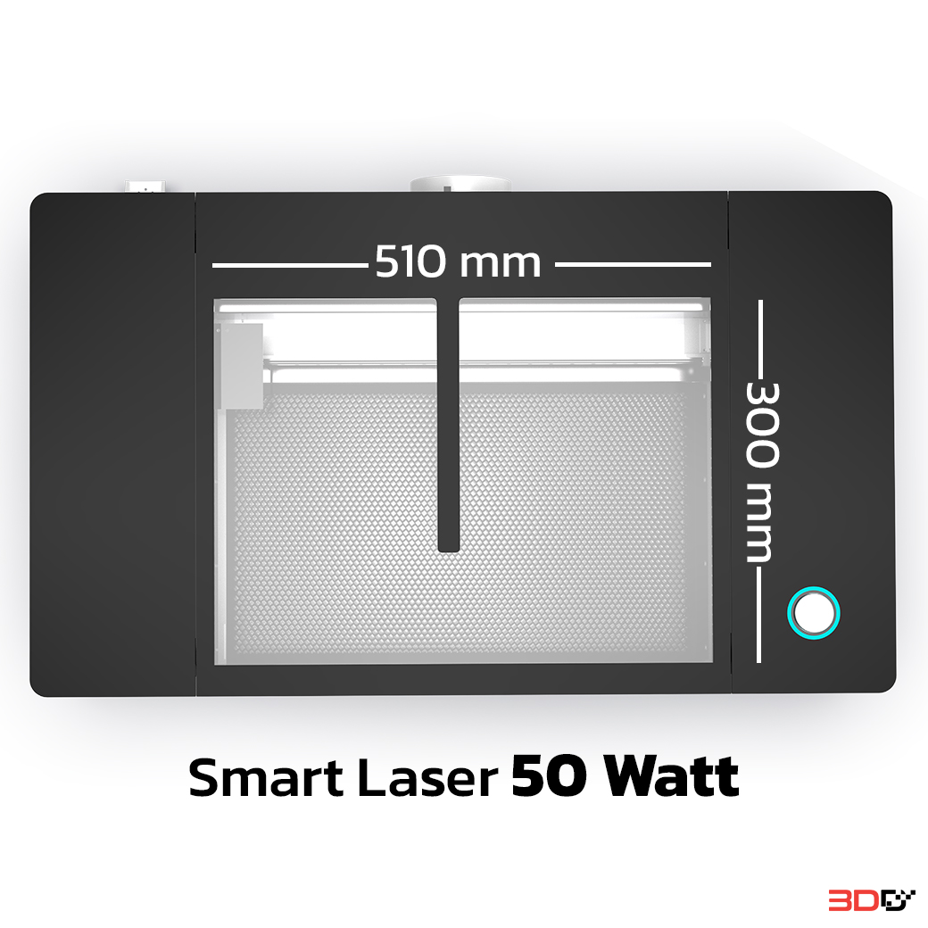 Gweike Cloud 50W Desktop Smart Laser - Cutter, Engraver - Image 3
