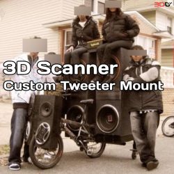 Read more about the article 3D Scanner ตัวช่วยอุตสาหกรรม Car Audio จากการ Custom Tweeter Mount(ลำโพงเสียงแหลม)