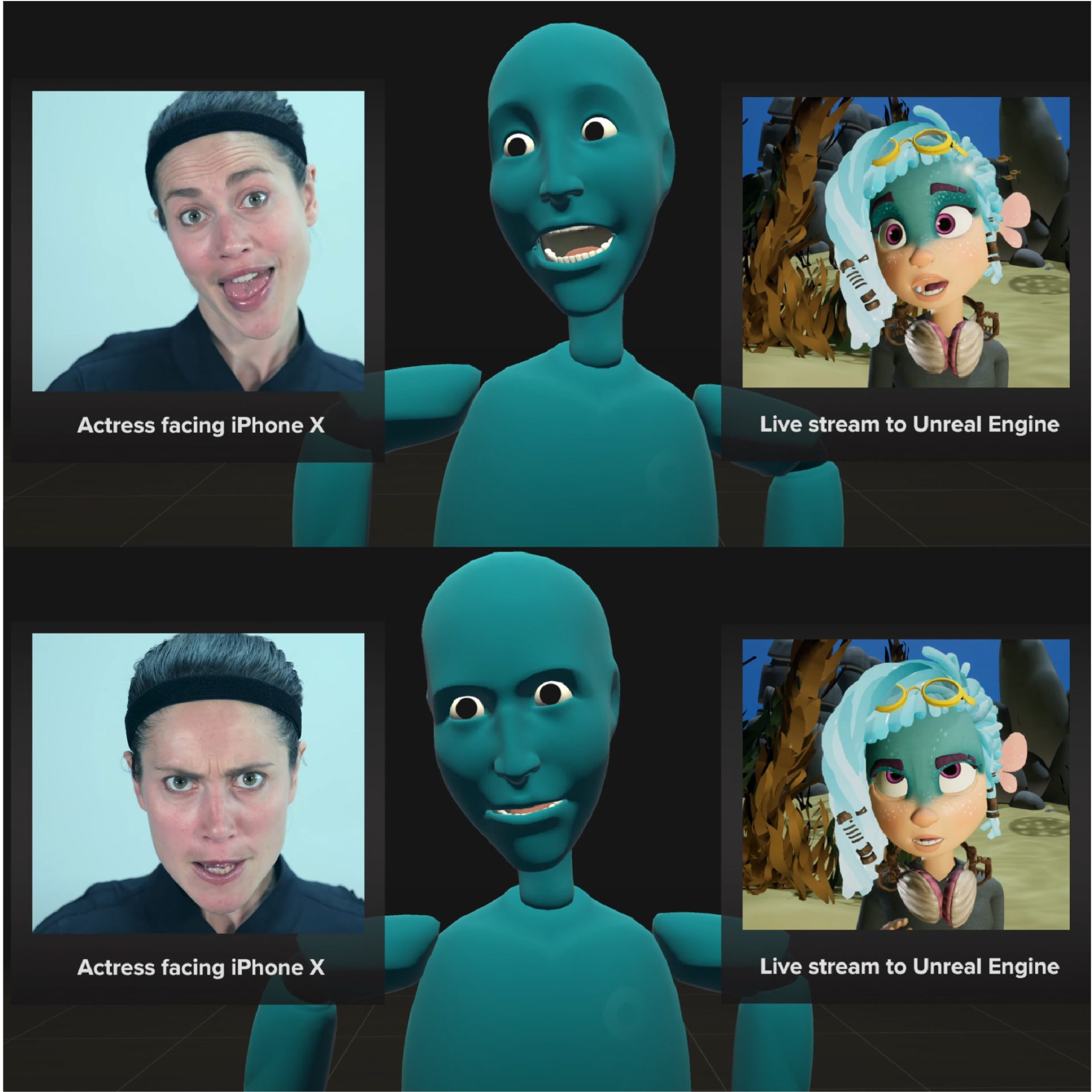 FACE CAPTURE ตรวจจับเคลื่อนไหวใบหน้า การพูด แสดงอารมณ์ REALTIME | LIVE STRAMING - Image 2