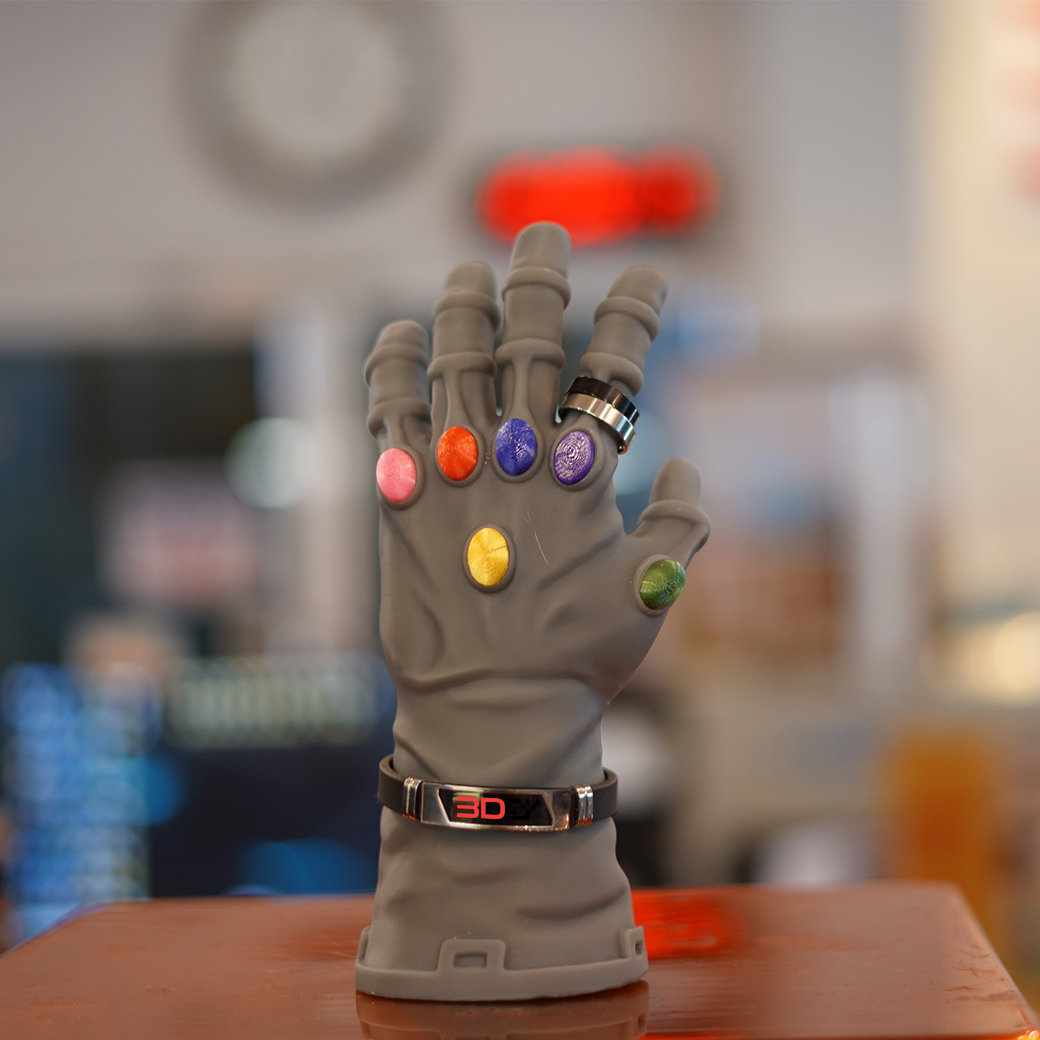 You are currently viewing แจกไฟล์ 3D Printer : Infinity Gauntlet ถุงมือ Thanos เอาไว้เก็บเครื่องประดับกัน