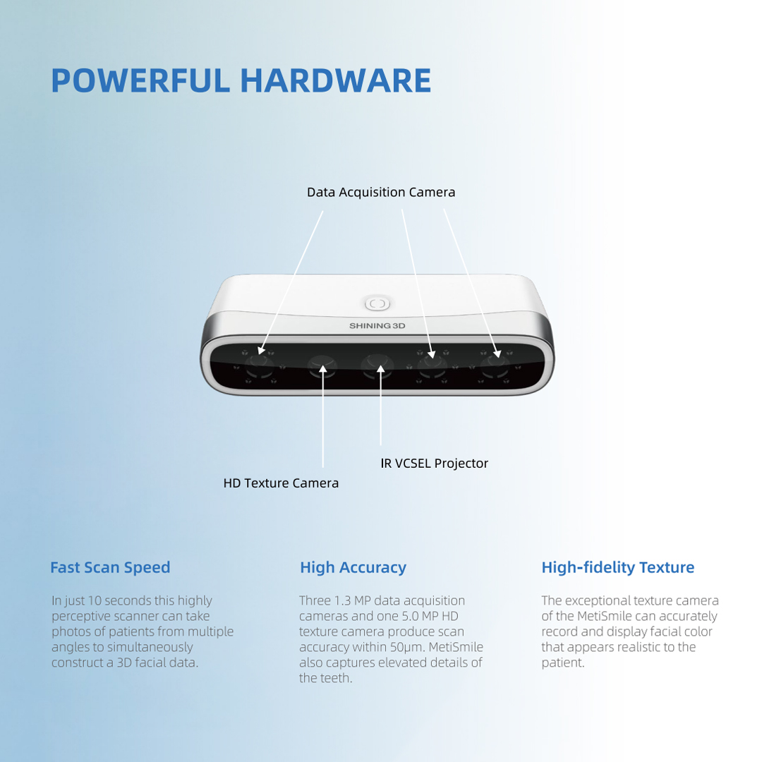 MetiSmile Dental Face 3D Scanner - เครื่องสแกนใบหน้าสำหรับงานทันตกรรม - Image 4