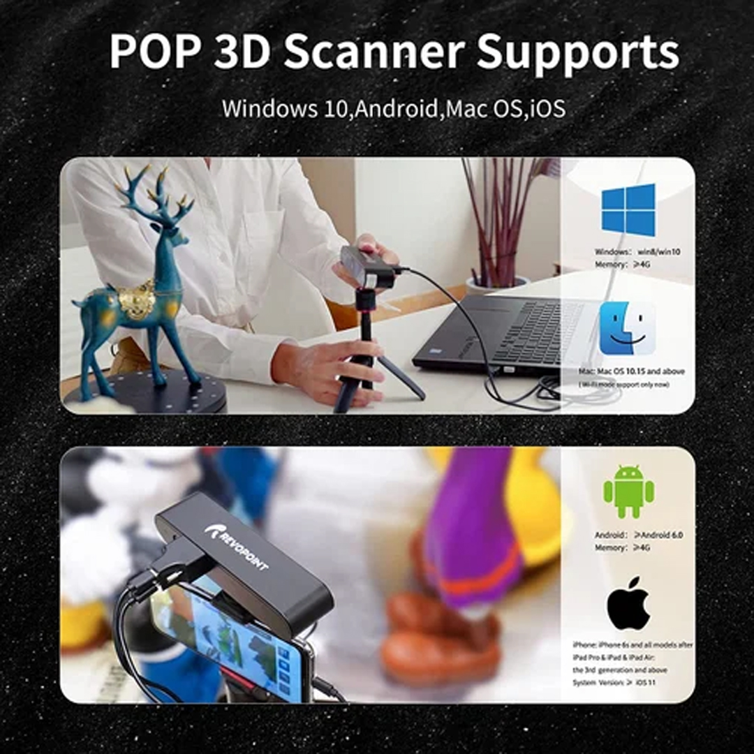 Revopoint POP 3 Handheld 3D Scanner with Color - Image 13