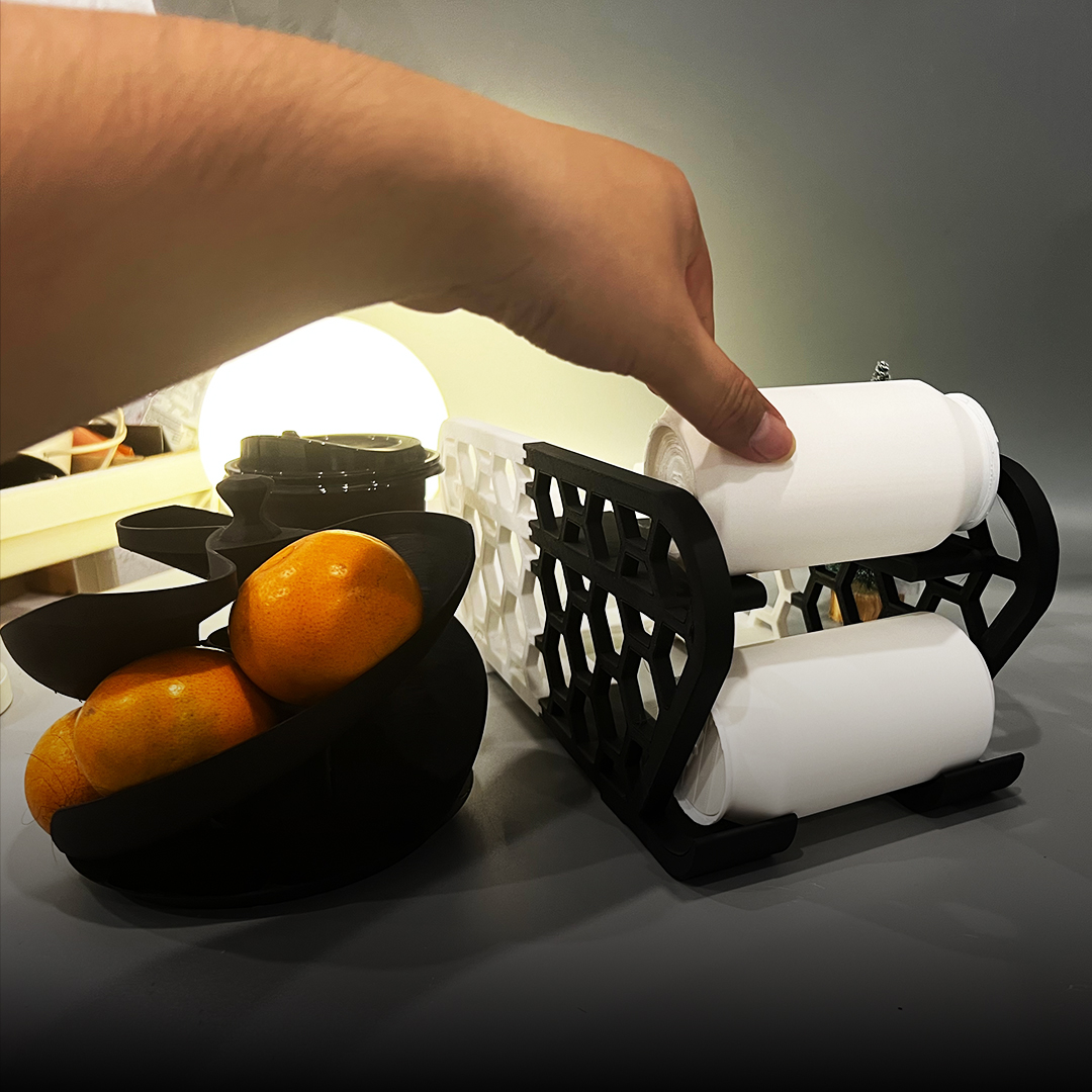 You are currently viewing คืนพื้นที่ในตู้เย็น ด้วยชั้นวางเครื่องดื่ม ที่ใช้งานได้จริงจาก HighSpeed 3D Printing