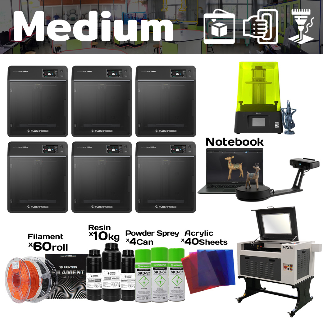 STEM LAB M สร้างห้องเรียน แลปนวัตกรรม 3D Printer, Laser อุปกรณ์การเรียน - Image 2