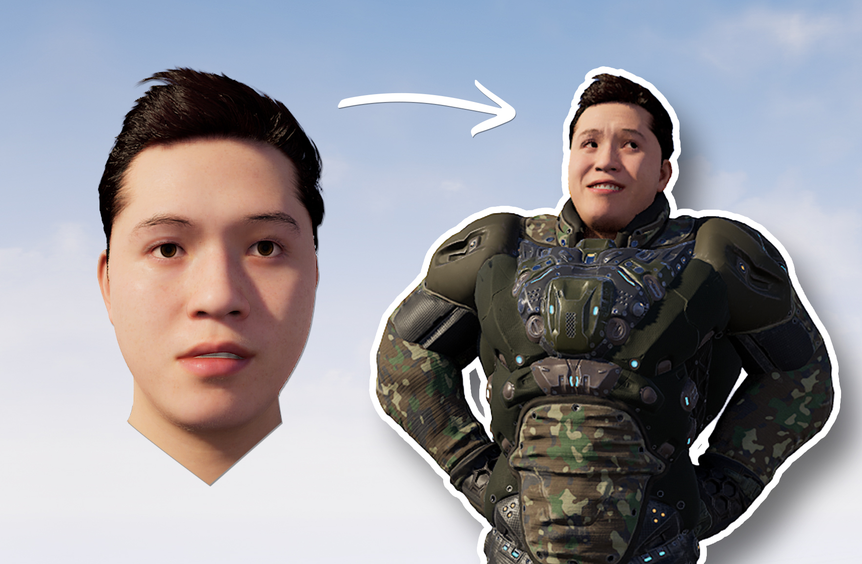 You are currently viewing สวม Character เพิ่มบทบาทให้ Meta Human | Unreal Engine 5