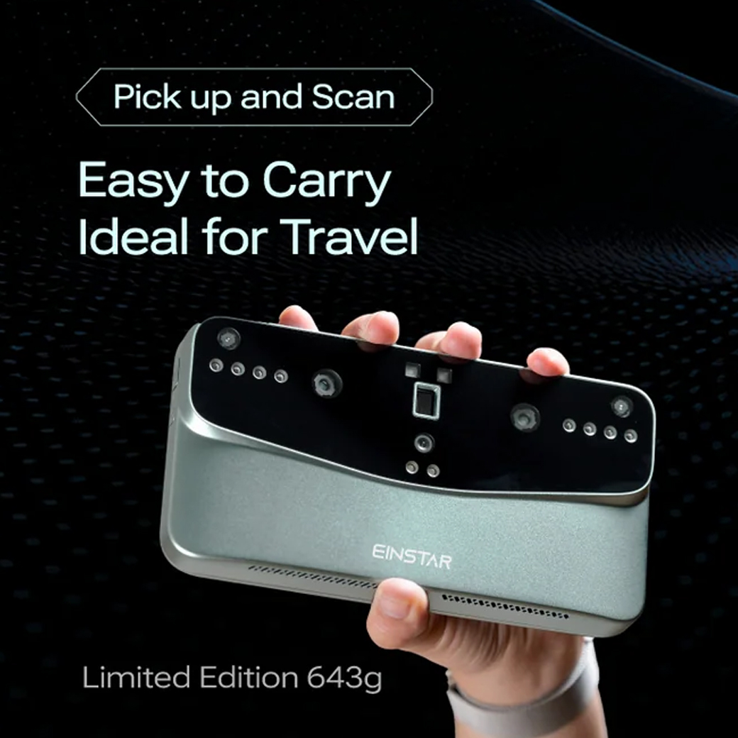 EinStar VEGA สแกนเนอร์ 3มิติไร้สาย Wireless 3D Scanner - Image 4