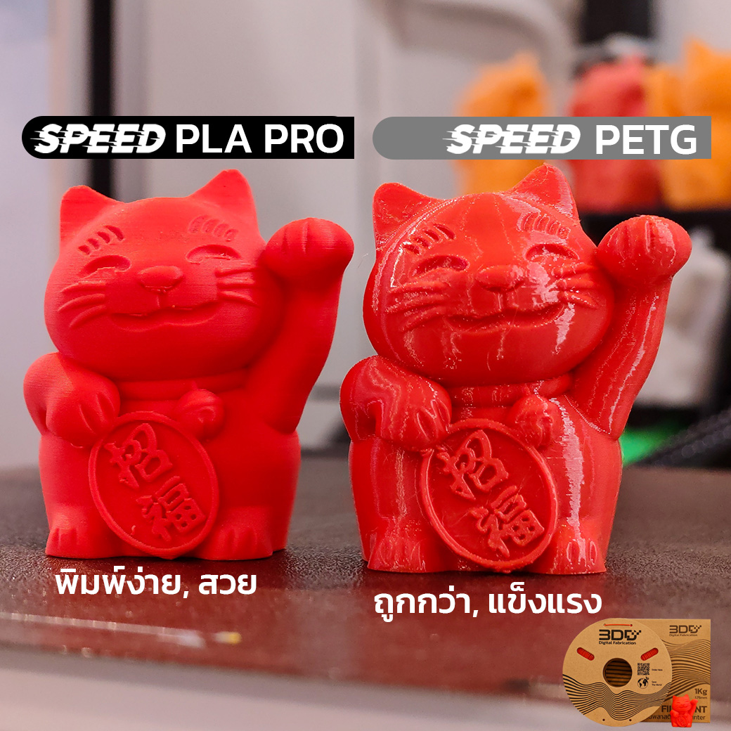 Speed PETG 1Kg 3DD Filament | เส้นไฮสปีด เพทจี 3DD - Image 2