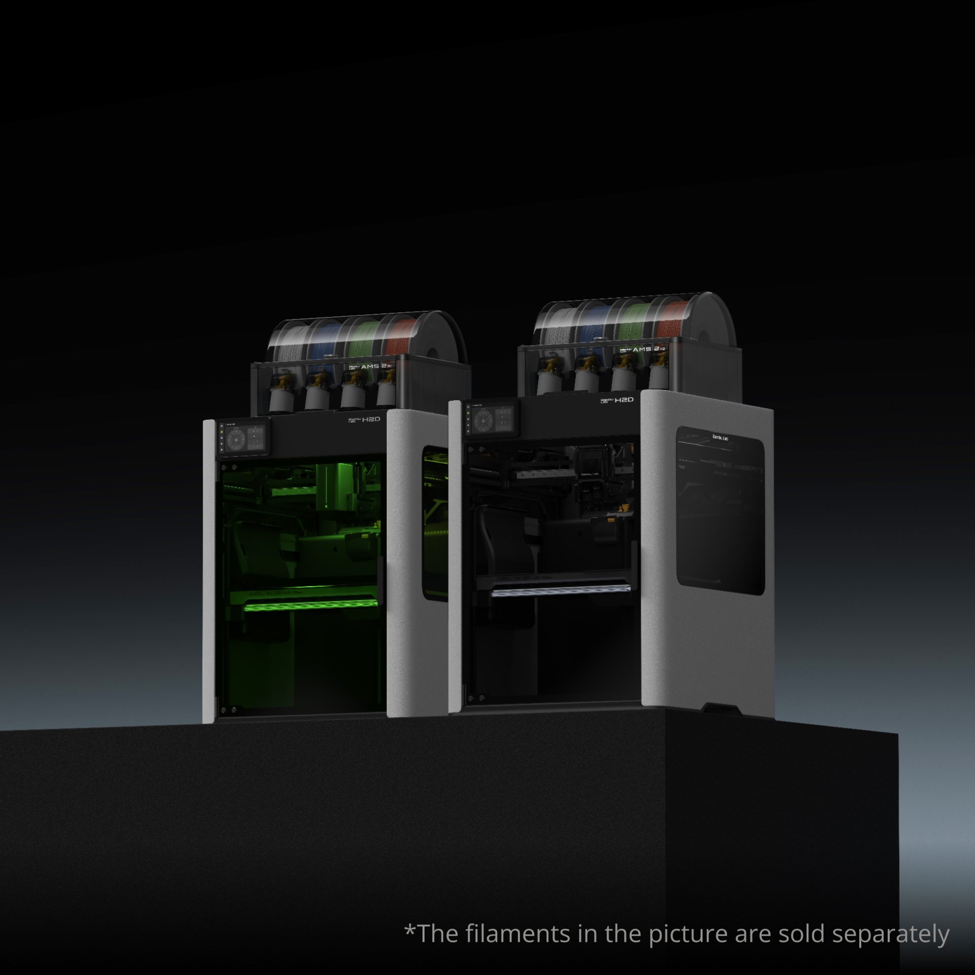 Bambu Lab H2D | 3D Printer 2หัวฉีด 350 x 320 x 325มม รองรับเลเซอร์ Cutter Plotter - Image 8
