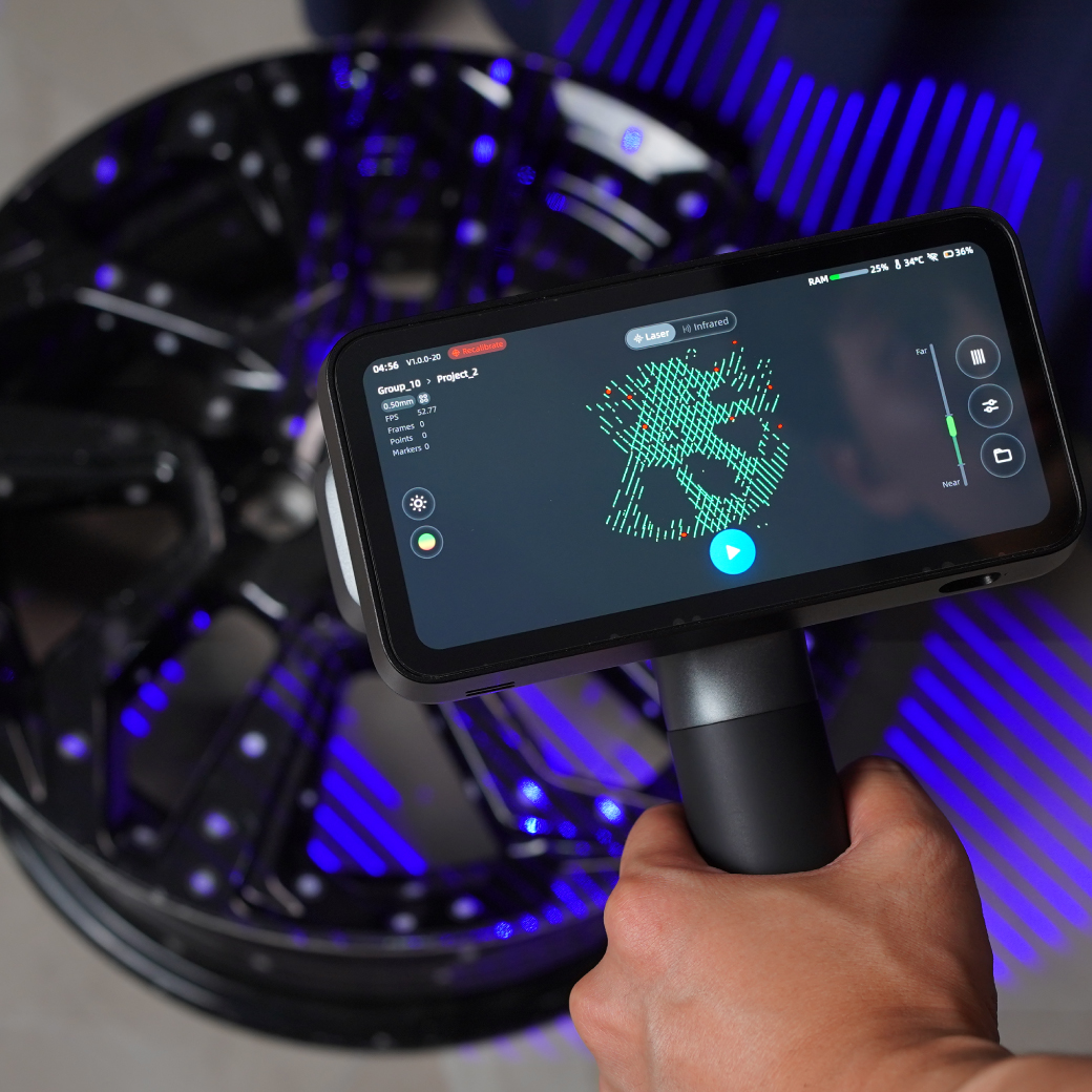 EinScan Rigil Lite 3D Scanner | Laser Scanner All-in-1, NIR มีหน้าจอและหน่วยประมวลผลในตัว - Image 2