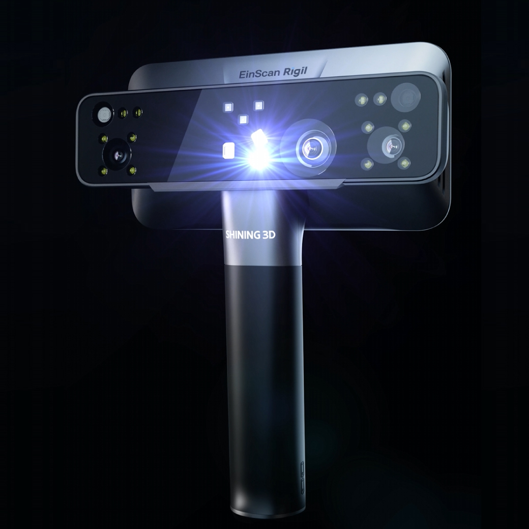 EinScan Rigil Lite 3D Scanner | Laser Scanner All-in-1, NIR มีหน้าจอและหน่วยประมวลผลในตัว - Image 3