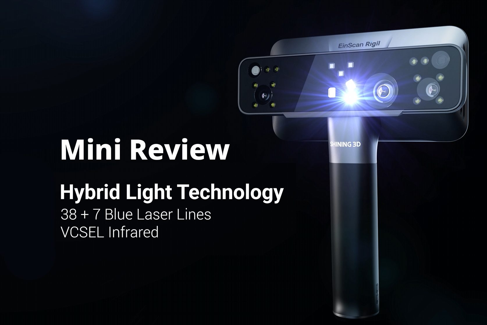 You are currently viewing มินิรีวิว EinScan Rigil 3D scanner ตัวใหม่จาก Shining3D
