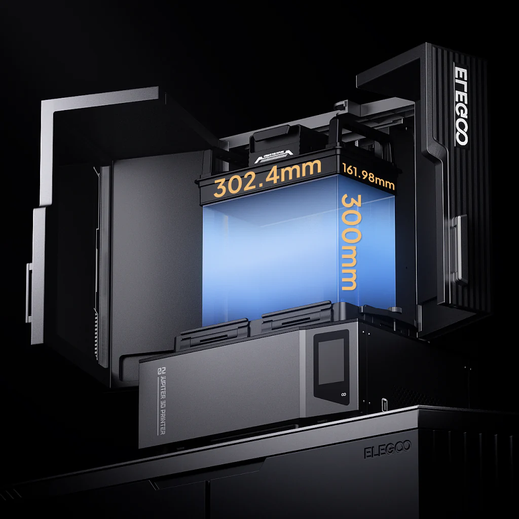 Jupiter 2 — 16K MSLA Printer | เครื่องพิมพ์ระบบเรซิ่น 16K ขนาด 302 x 162 x 300มม - Image 7