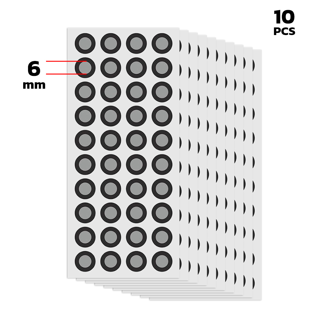 Creality Reflective Marker Dots มาคเกอร์สำหรับ 3D Scanner ขนาด 3mm, 6mm แพคละ 10แผ่น, 840ดวง และ 400ดวง - Image 3