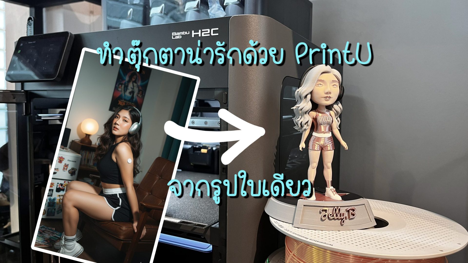 You are currently viewing ฟรี!! ทำตุ๊กตาน่ารักด้วย PrintU ของ MakerLab จากรูปใบเดียว