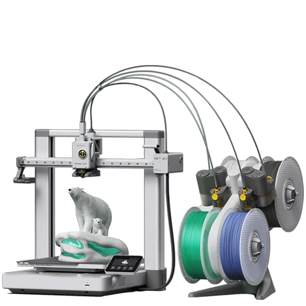 Bambu Lab A1 | 3D Printer ระดับกลาง สำหรับผู้เริ่มต้น 256*256*256มม รองรับ 4สี - Image 3