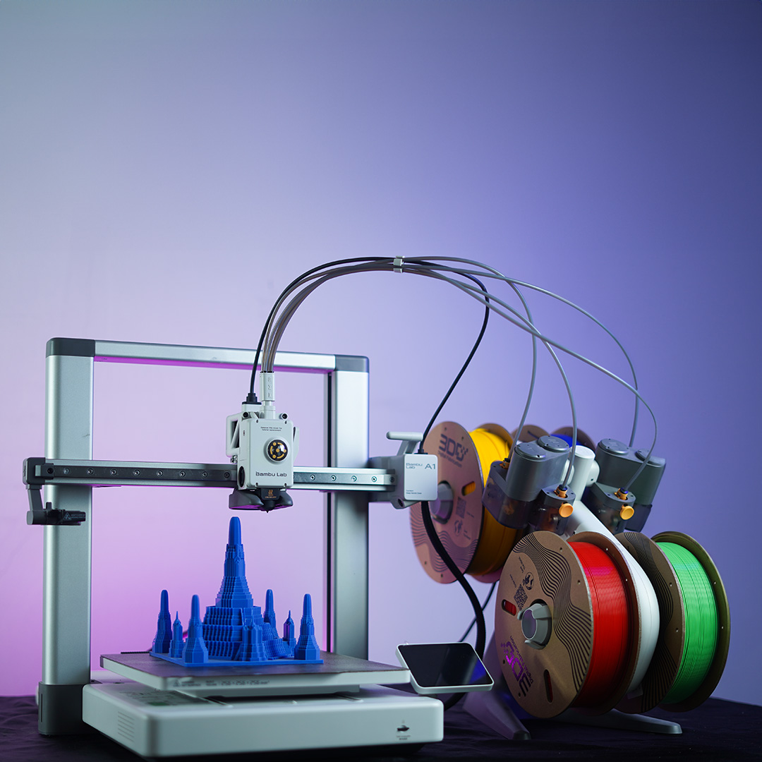 Bambu Lab A1 | 3D Printer ระดับกลาง สำหรับผู้เริ่มต้น 256*256*256มม รองรับ 4สี - Image 6