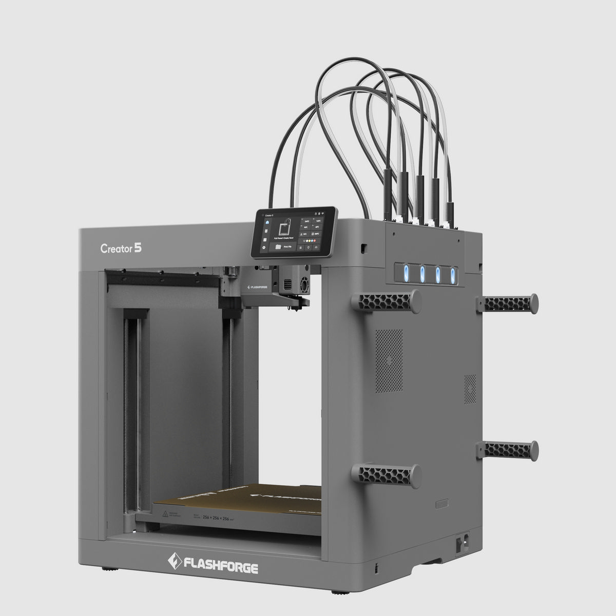 Flashforge Creator 5 / 5 Pro | Multi Head 3D Printer พิมพ์หลายสี Tool Changer 256x256x256 มม. - Image 4