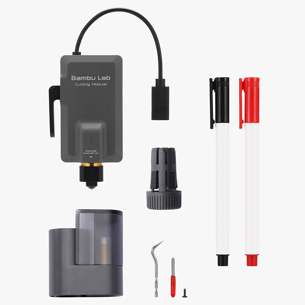Cutting Upgrade Kit - H2 Series/A2L ชุดหัวตัด และ ที่จับปากกา พร้อมแผ่นรองตัด - Image 2