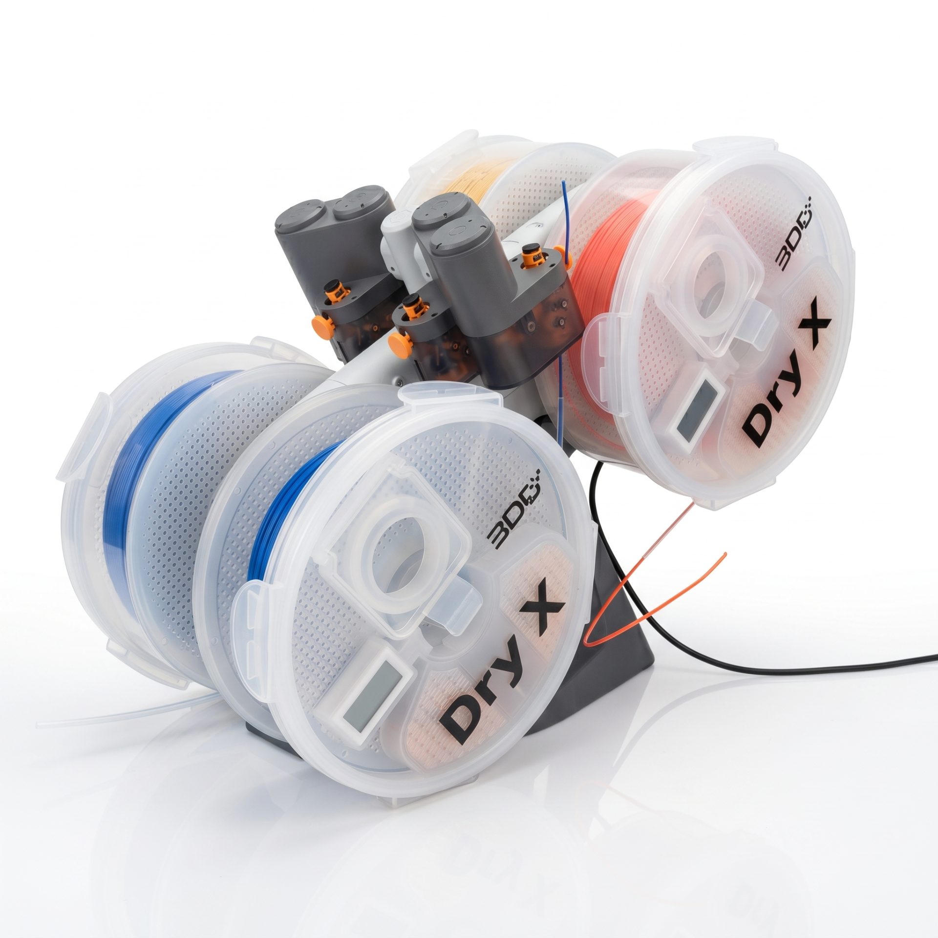 Dry X กล่องเก็บเส้น Filament กันชื้น กันฝุ่น วางซ้อนได้ ใส่ได้กับ Bambu A1 และเครื่อง 3D Printer ทั่วไป (ไม่รวม Silica gel) - Image 3