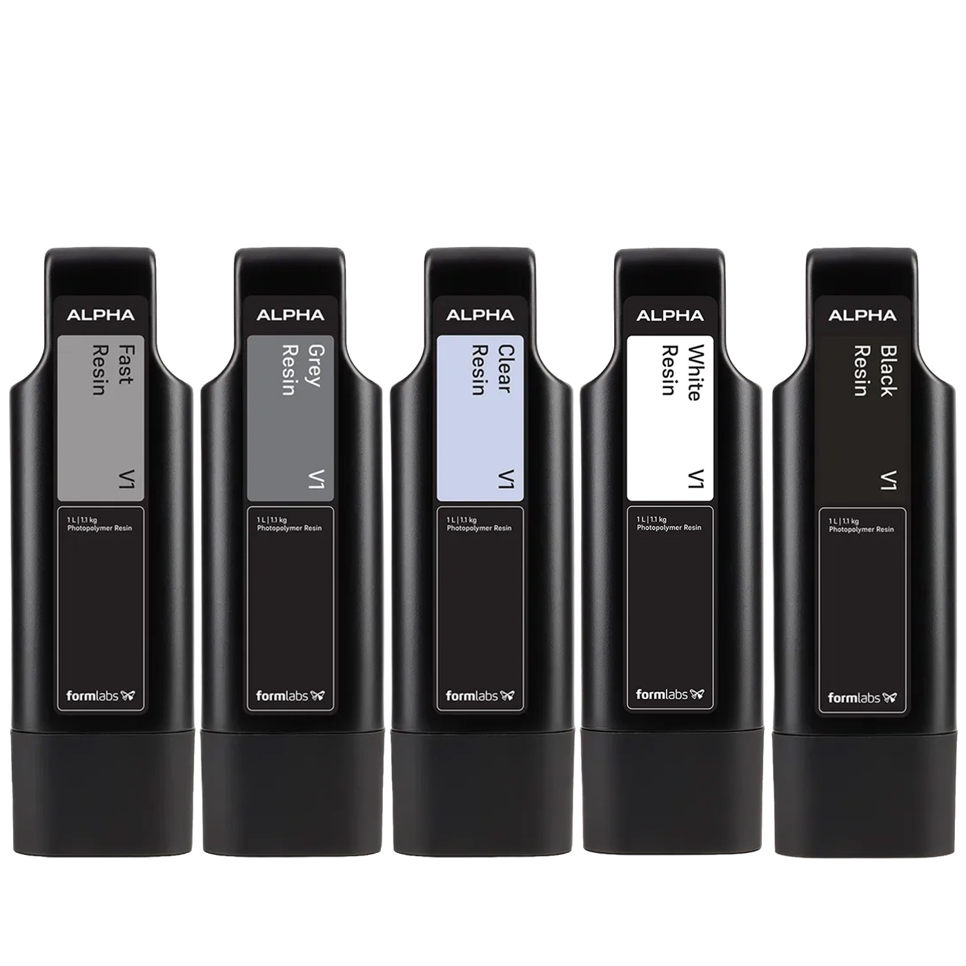 Alpha Resin 1L for Formlabs Studio 1 Fast, Gray, White, Black, Clear